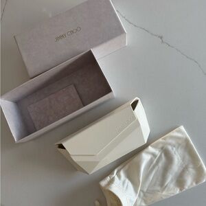 Empty Jimmy Choo Sunglasses Case and Box